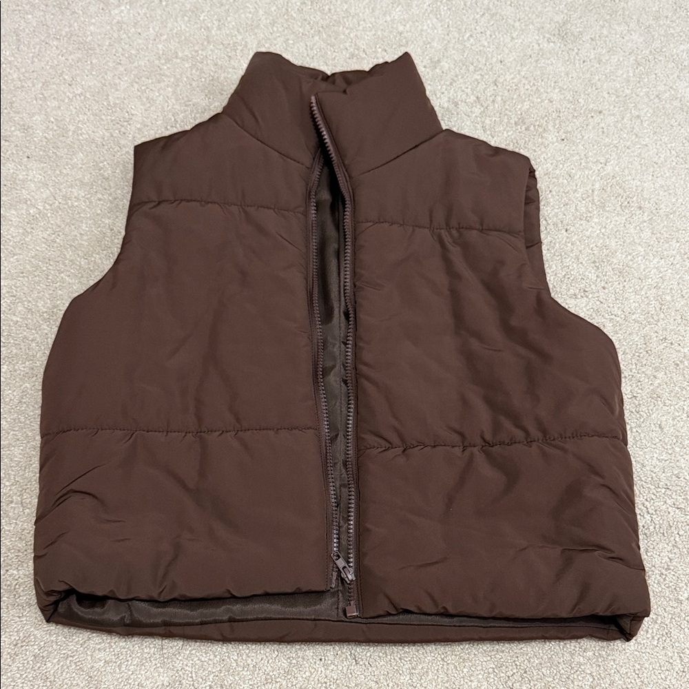 SHEIN Chocolate Brown Outerwear